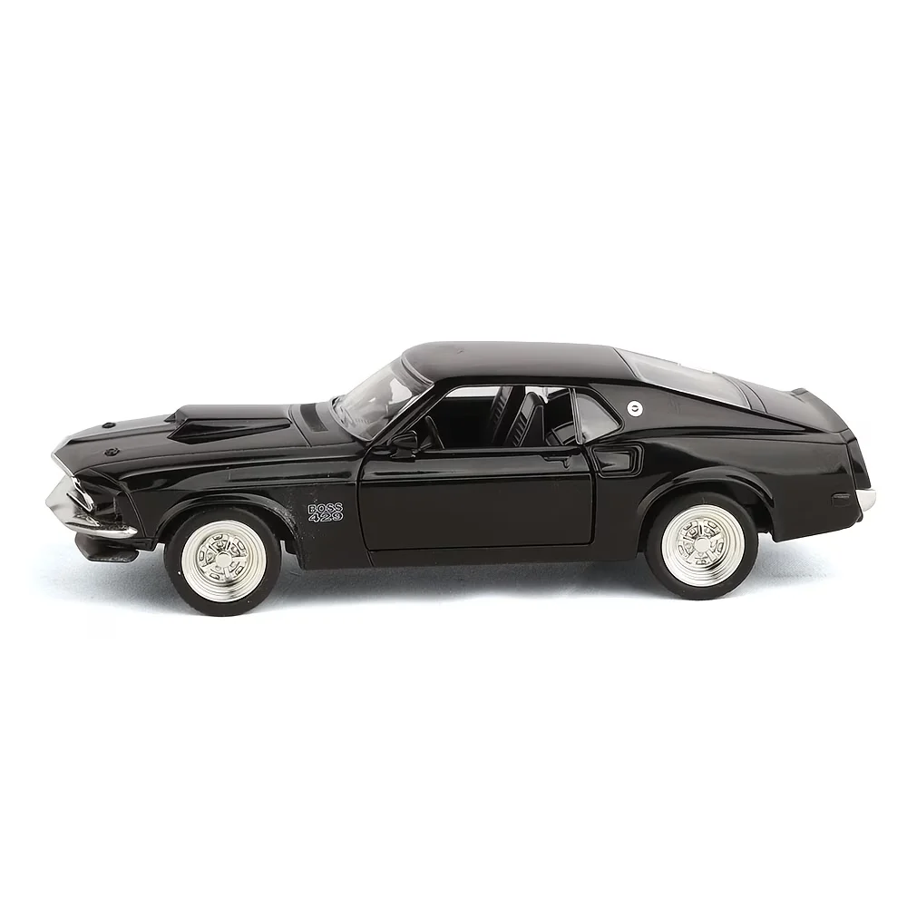 1/36 Ford Mustang Boss 429 Spielzeugauto für Kinder RMZ CiTY Druckgussfahrzeug Miniaturmodell mit Rückziehfunktion Sammlerstück Geschenk für Jungen – Detail 4