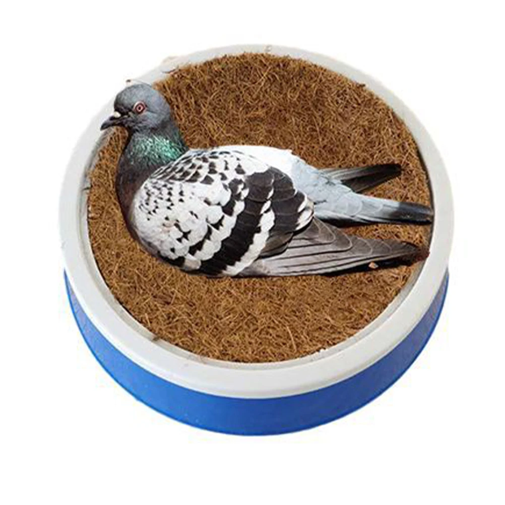

5pcs Nesting Coconut Fiber Pigeon Durable Breathable Natural Pet For Breeding Eggs Cage Mat Pigeon House Pad Bird Breeding Nest
