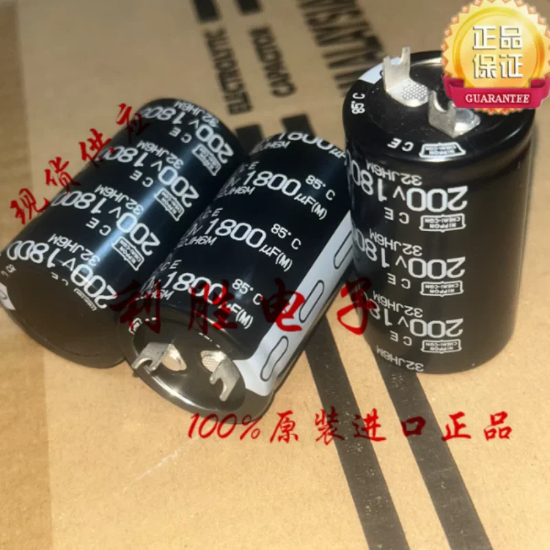 5PCS-30PCS 1800UF 200V Japanese NCC Black Diamond Capacitor 200V180UF 30 * 50 CE Pin