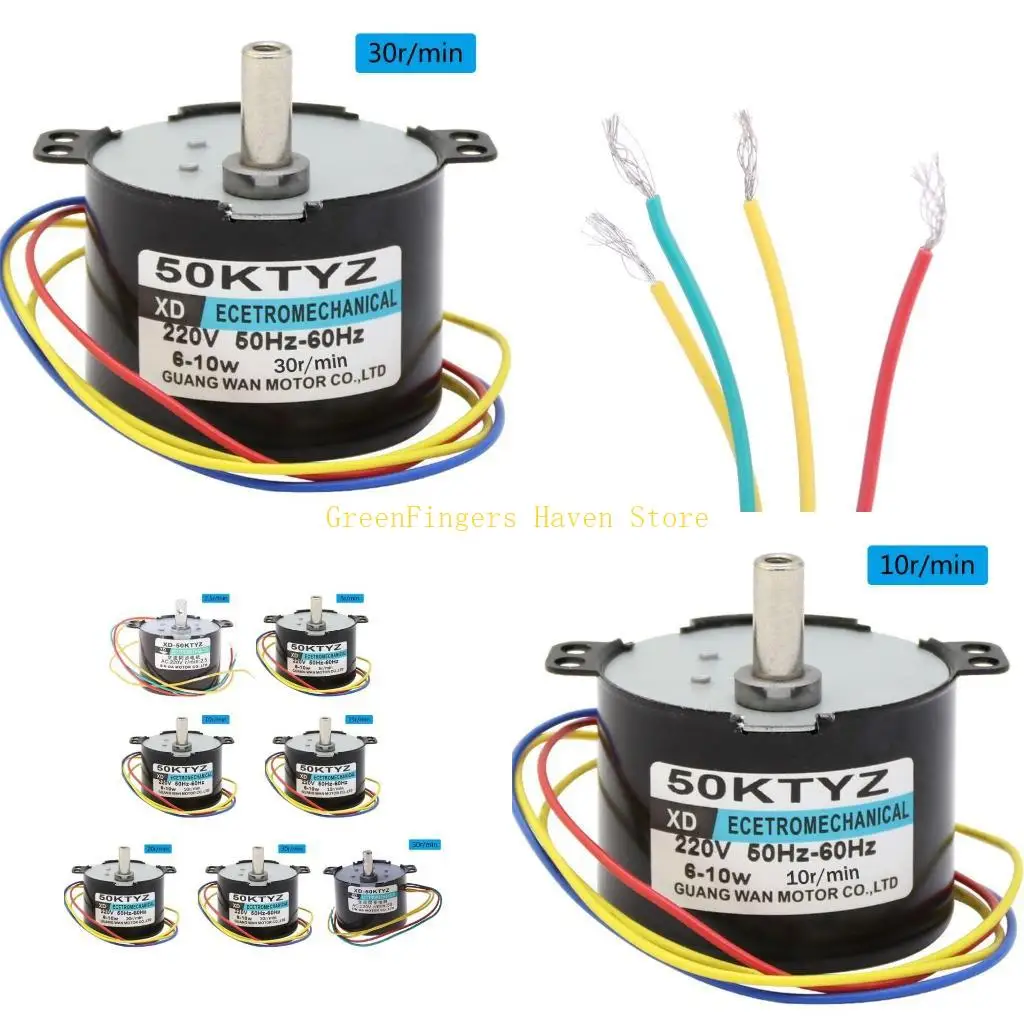 

F68d 50Ktyz Постоянный магнитный синхронный мотор AC220V 2,5-50R/мин.