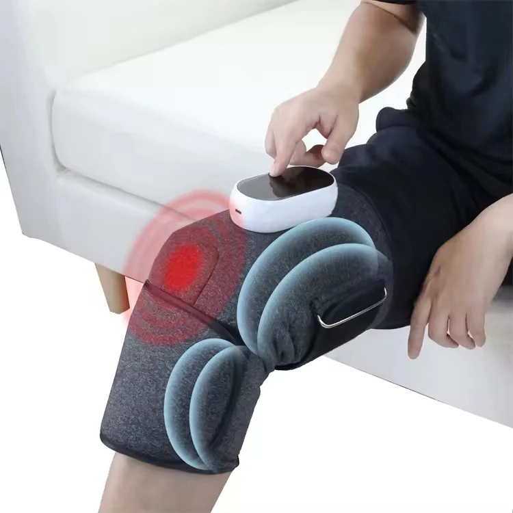 Heat Electric Heating Vibration Knee Massager with Timing Control and Built-In Battery USB