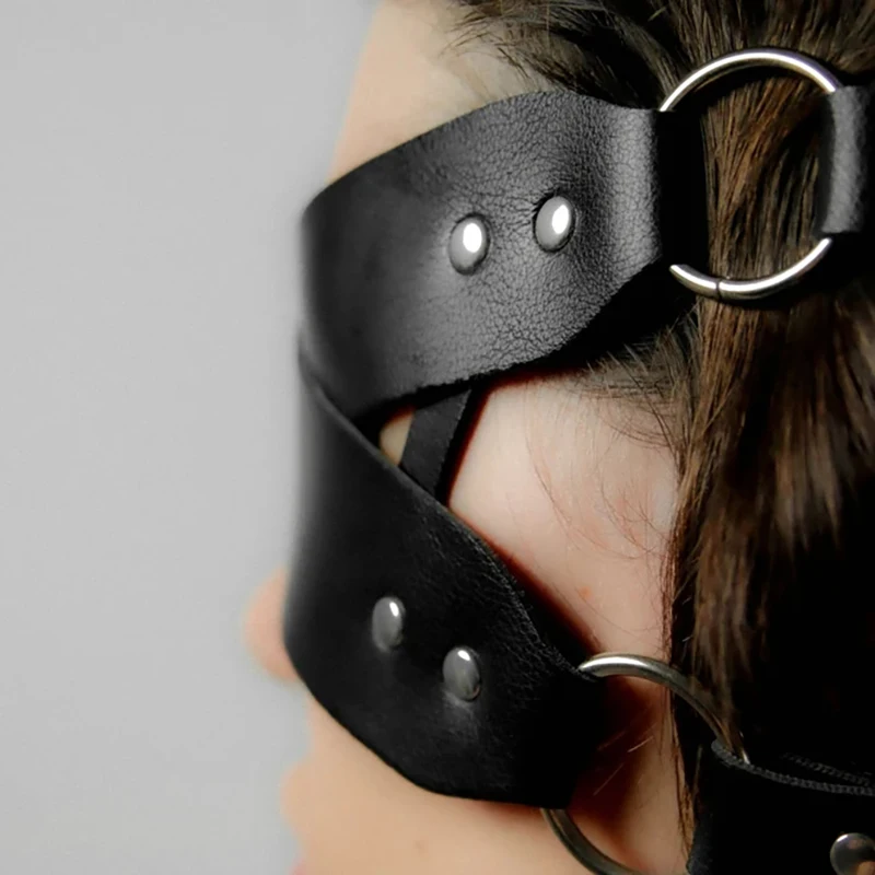 Masque érotique Sexy pour femmes, bandeau pour les yeux, Cosplay, masque réglable en cuir, masque de fête d'halloween, bal de mascarade, masques fantaisie Punk