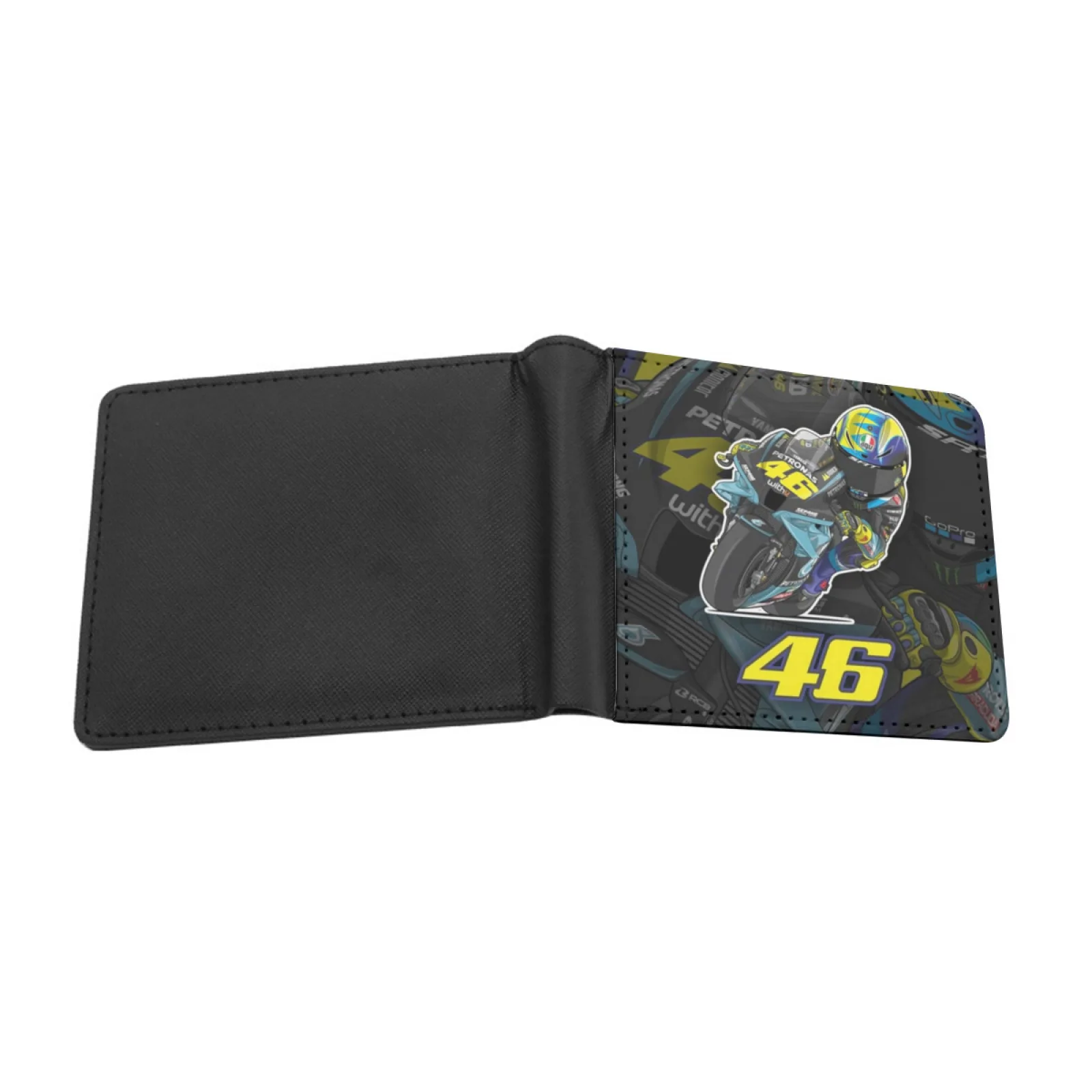 9 Times World Men's Wallet Pu Leather Wallet Multifunction Credit Card Purse Legend Racer Racing Sport Sportbike Motorcycle