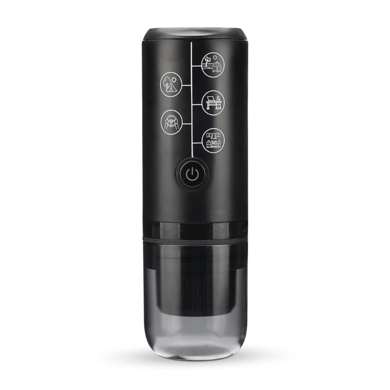 

Espresso Device with Easy Operation and Temperature Control Portable Electric Coffee Maker Plastic Texture for Home