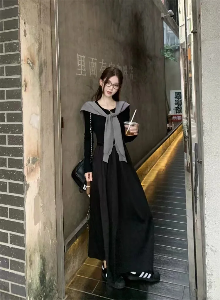 Vestidos femininos vestido para usar um casamento para mulher inverno veludo fofo maxi casual painéis abotoados aconchegante minimalista em camadas sexy