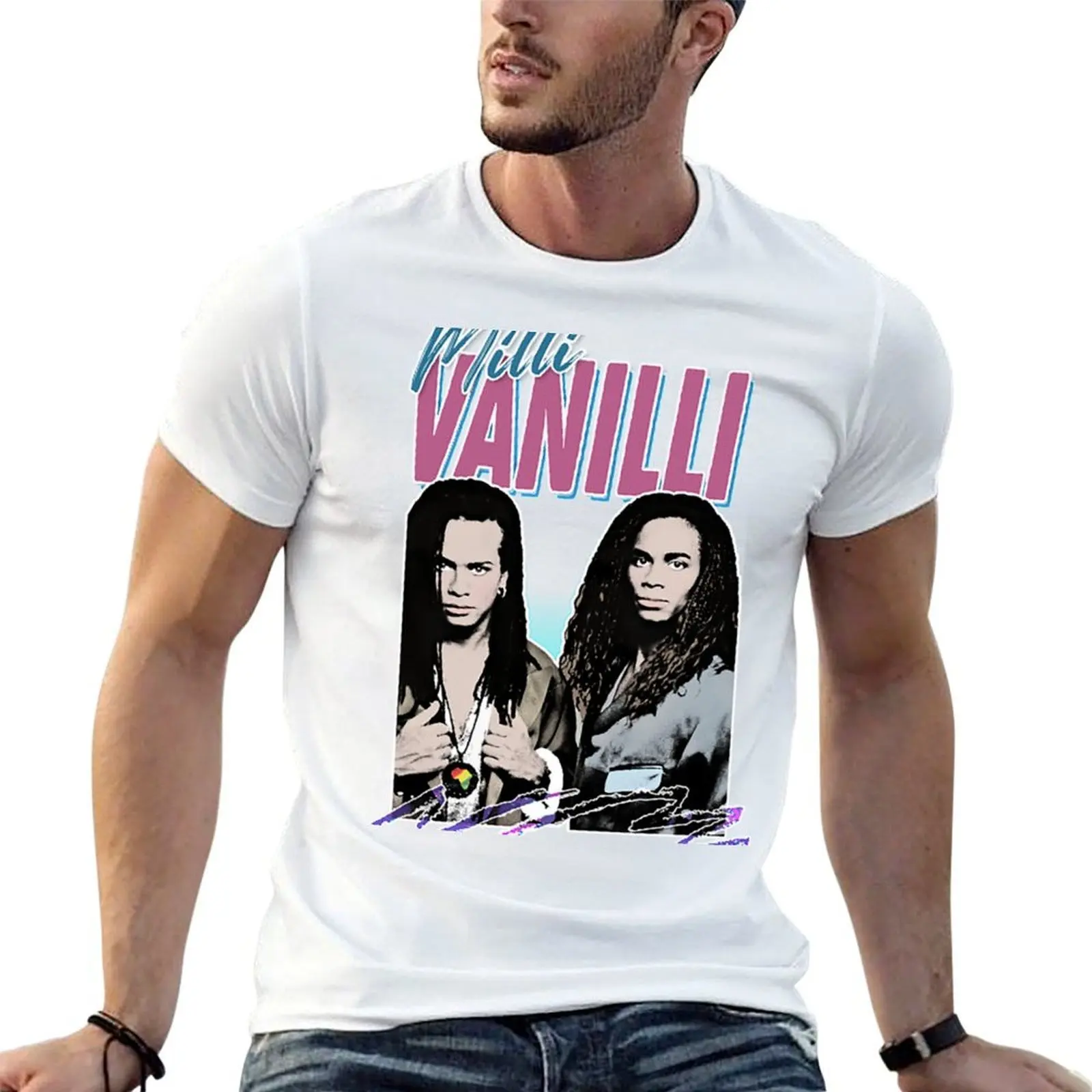 

Milli Van-illi T-Shirt anime t shirts oversize t shirts for man graphic cars T-Shirt