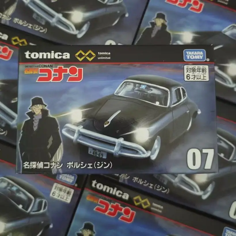 Takara Tomy Tomica Premium Unlimited 07 Detective Conan Porsche (Jin) Alloy Car Diecast Model Replica Series Children Gifts Toys
