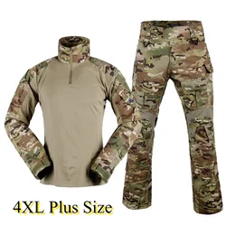 4XL G3 Tactical Training Clothing Combat Uniform Suit Men's Multicam Camouflage Shirt Pants Outdoor Airsoft Hunting Ghillie Suit