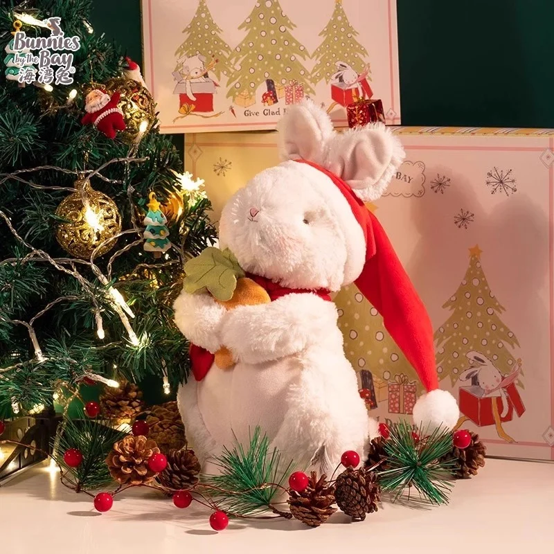 

In Stock Original Bunnies By The Bay Little Lamb And Little Rabbit Plush Toy Cute Ornaments Birthday New Year Christmas Gifts