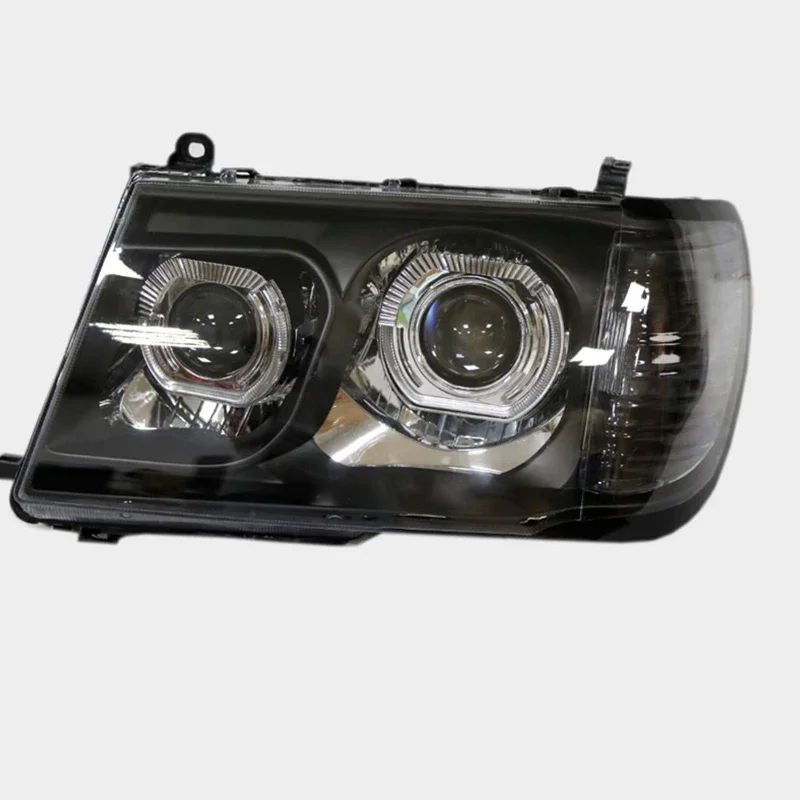 For Toyota LC100 Land Cruiser 4500 Full LED Headlamp Assembly 4700 Bi-xenon Projector Lens U-type Daytime Running Light - view 3