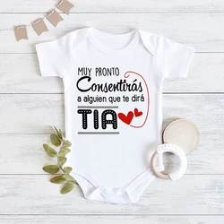 Very Soon You Will Consent To Someone Who Will Call You Aunt Baby Romper Pregnancy Announcement Jumpsuit Infant Reveal Bodysuit
