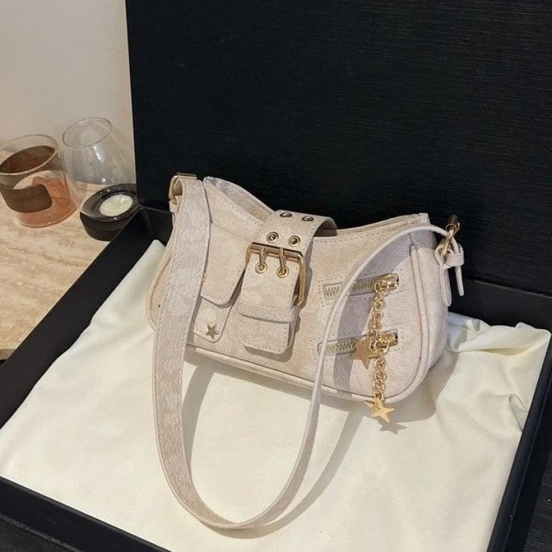 

Classic Elegant Crossbody Bag For Women, Genuine Leather Handbag By Famous Designer With Practical Luxury Appeal