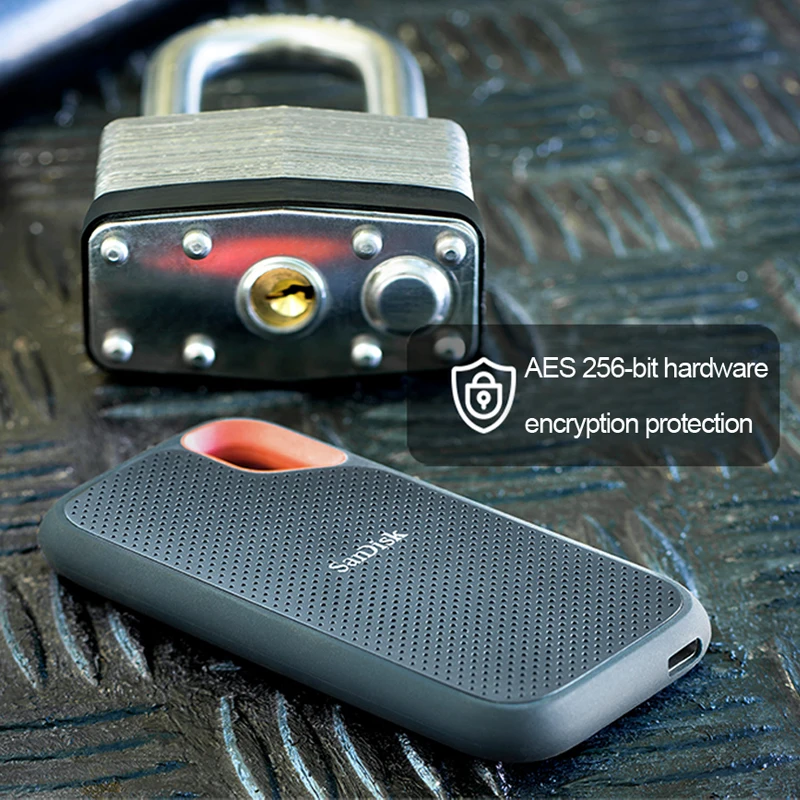 SanDisk E61 Extreme Портативный SSD 1 ТБ 2 ТБ 4 ТБ USB 3.2 Gen 2 Внешний жесткий диск Твердотельный диск SSD для настольного ноутбука