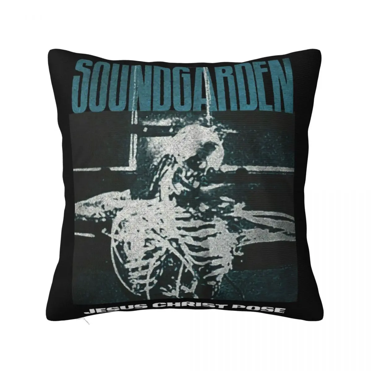 Official Soundgarden Jesus Christ Pose Black Mens Classic Grunge Rock Rock New Arrival Teenage Woman Pillow Case