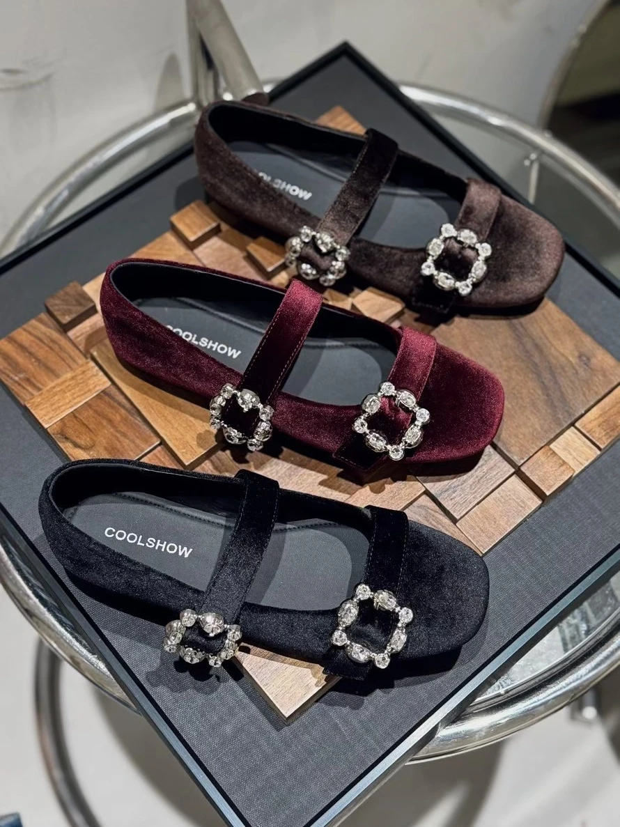 retro-velvet-mary-jane-flat-ballet-single-oes-women's-autumn-new-sle-bule-strap-water-diamond-slip-on-faion-oes
