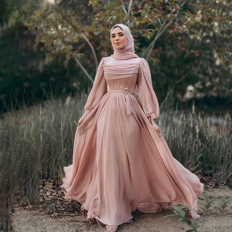 Longue robe de soirée élégante musulmane robes de soirée femmes personnalisé bal fête Cocktail robe de bal robe de luxe pour les mariages formel