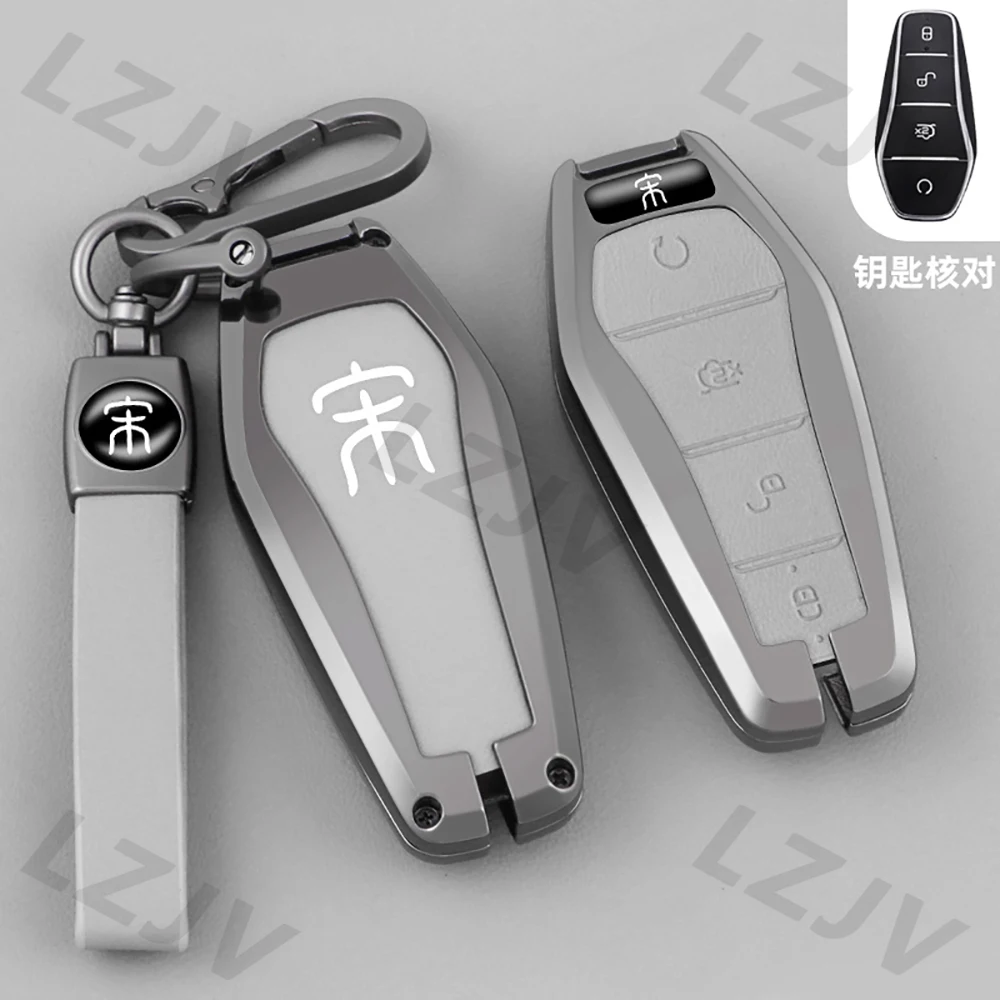 New For 2023-2025 BYD Seal U Sealion 6 Song Plus Key Shell Original Car Same Color Specific Key Metal Shell Non Destructive Sign