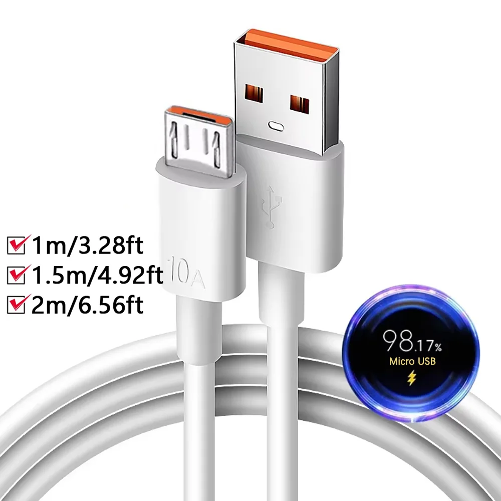 NNBILI 1-3pcs Micro USB Cable High Speed Fast Charging USB Cord For Samsung Galaxy S7 S6 PS4 MP3 TV Andriod Phones Data Cables