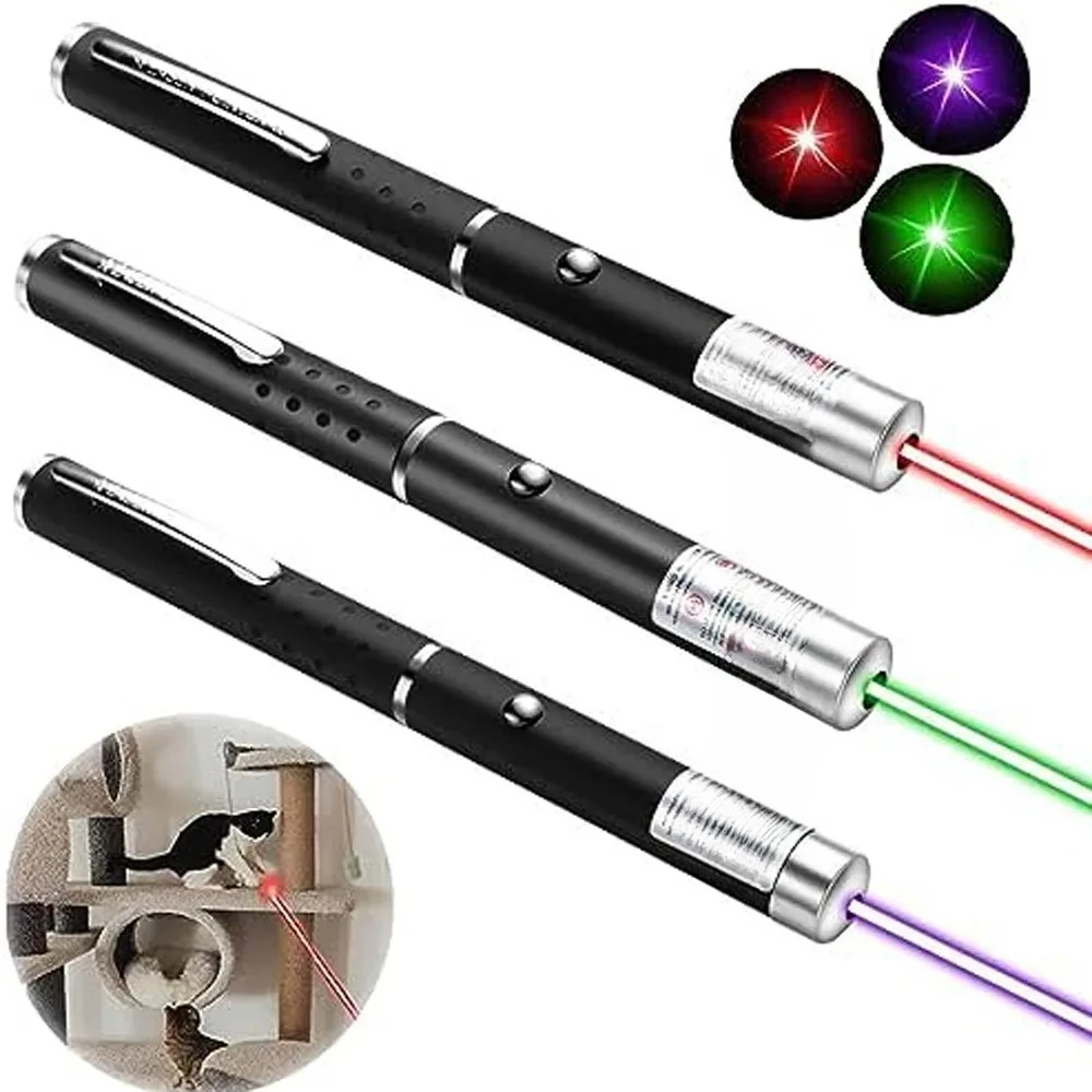 Mini 2 in1Cat Keychain Fun Pointer بدون بطارية المحمولة التدريب بالليزر الشعلة الحيوانات الأليفة القط دغدغة لعبة مصباح يدوي #1