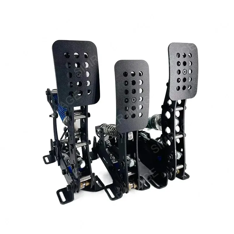 Black Sim Racing Pedals with Pressure Sensor Load Cell Pedals HE U Hydraulic Pedal for PC Racing Cockpit for Logitech G29 G27