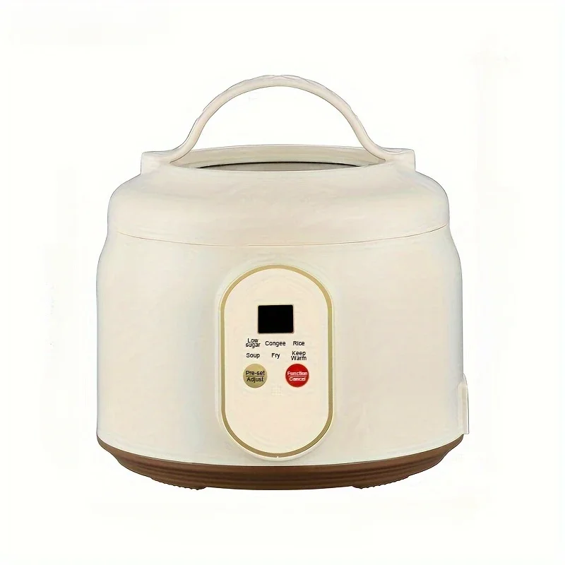 for  Electric Rice Cooker Portable MultiCooker Household Rice Pot Non-Stick Smart Low Sugar Cooking Machine for Kitchen and Home