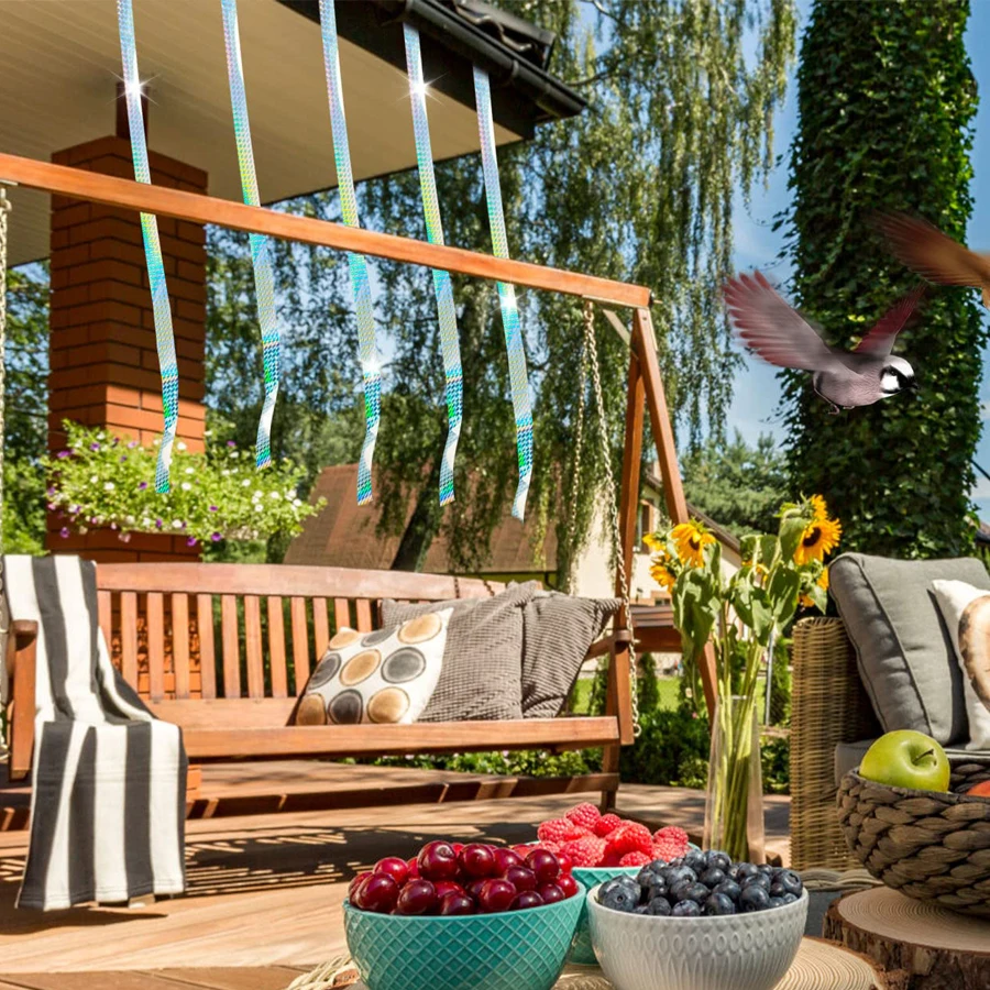 الطيور مبيد الحشرات واسعة تخويف الشريط الحمام بعيدا يرمس الطيور الحيوان طارد في الهواء الطلق حديقة في الشرفة الأدوات استبعاد مكافحة الطيور #3