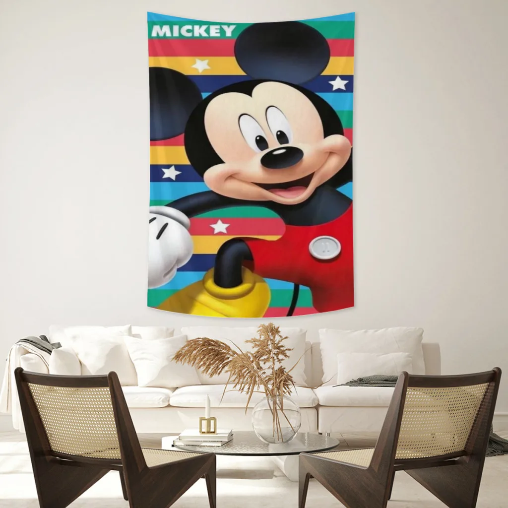 Mikey Mouse Tapestry  Room Décor Aesthetic Home Decoration Bedroom Wall Art