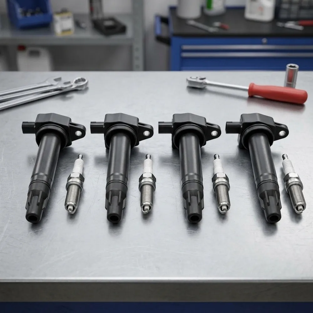 Ignition Coil Replacement Kit Outdoor Black Ignition Coil Kit OE Replacement Enhanced Efficiency Heat Resistant