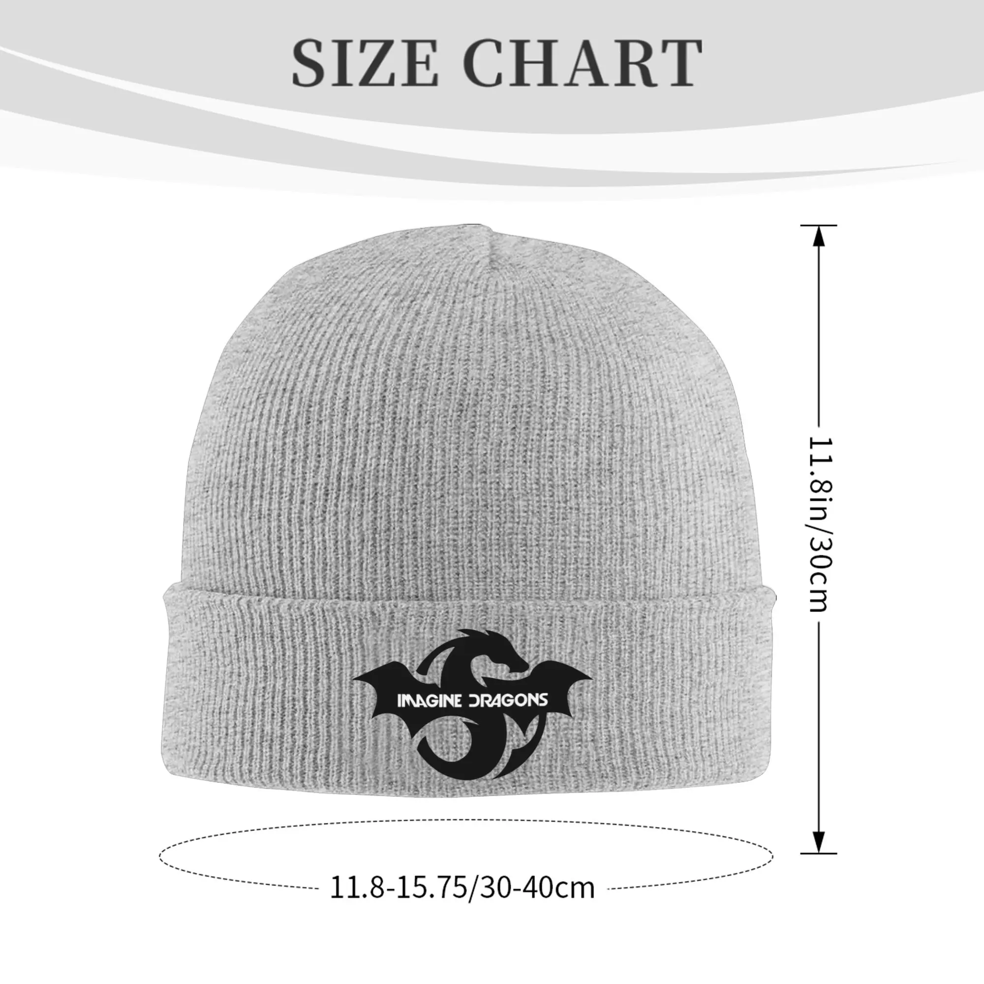 Band Imagine Dragons Winter Skullies Beanies Hat Warm Autumn Knitted Hats Bonnet Caps for Women Men