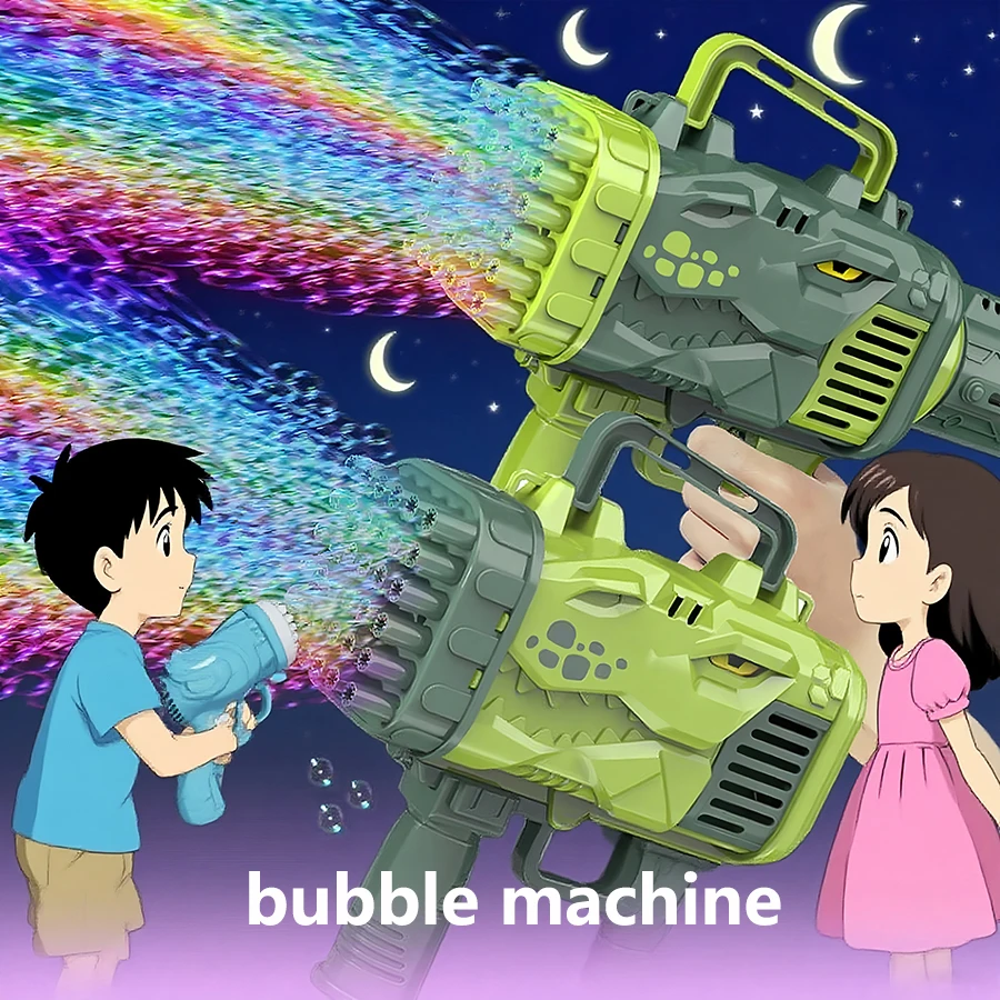 New Bubble machine fully automatic bubble blowing Outdoor bubble machine without battery without bubble water kids toys