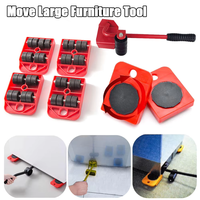 Heavy Furniture Transport Roller Set Removal Lifting Moving Tool Wheel Bar Mover Heavy Stuffs Moving Roller Wheel Move Artifact