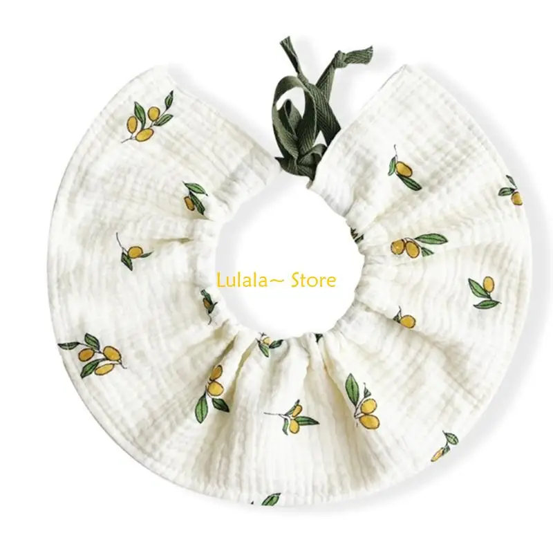 

Y4QA Нагрудник для кормления младенцев, слюнявчик, полотенце для слюны, мягкая хлопчатобумажная ткань для новорожденных