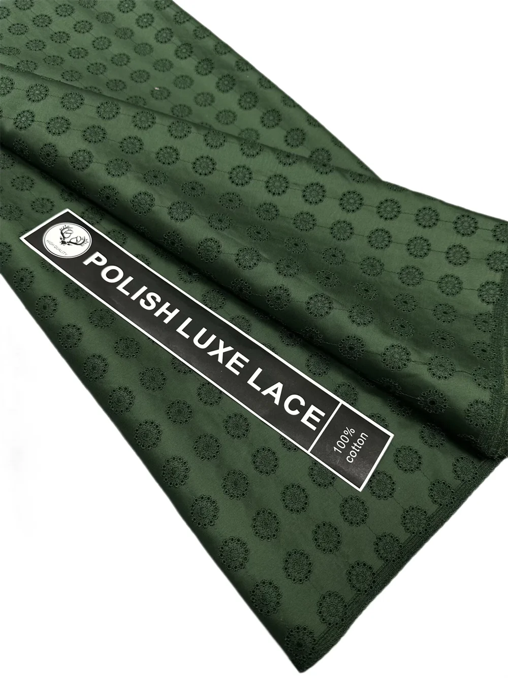 

Green African Tribute Silk 100% Cotton Lace Fabric High Quality Lace Swiss Voile Lace Fabric Nigerian Fabrics For FS Women Party