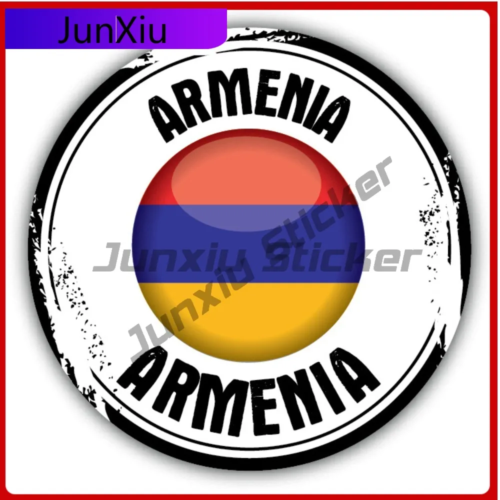 

Armenia Flag Grunge Stamp Car Decal Bumper Stickers Funny Style Truck Use For Car Bumper Decorative Auto Styling Accessory Wa