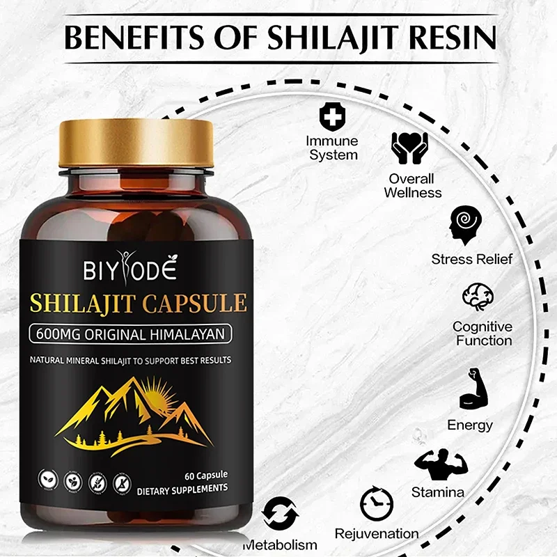 100% Himalayan ORGANIC Shilajit Paste Trace Mineral Supplements Trace Xilaizhi Element Supplement Makeup