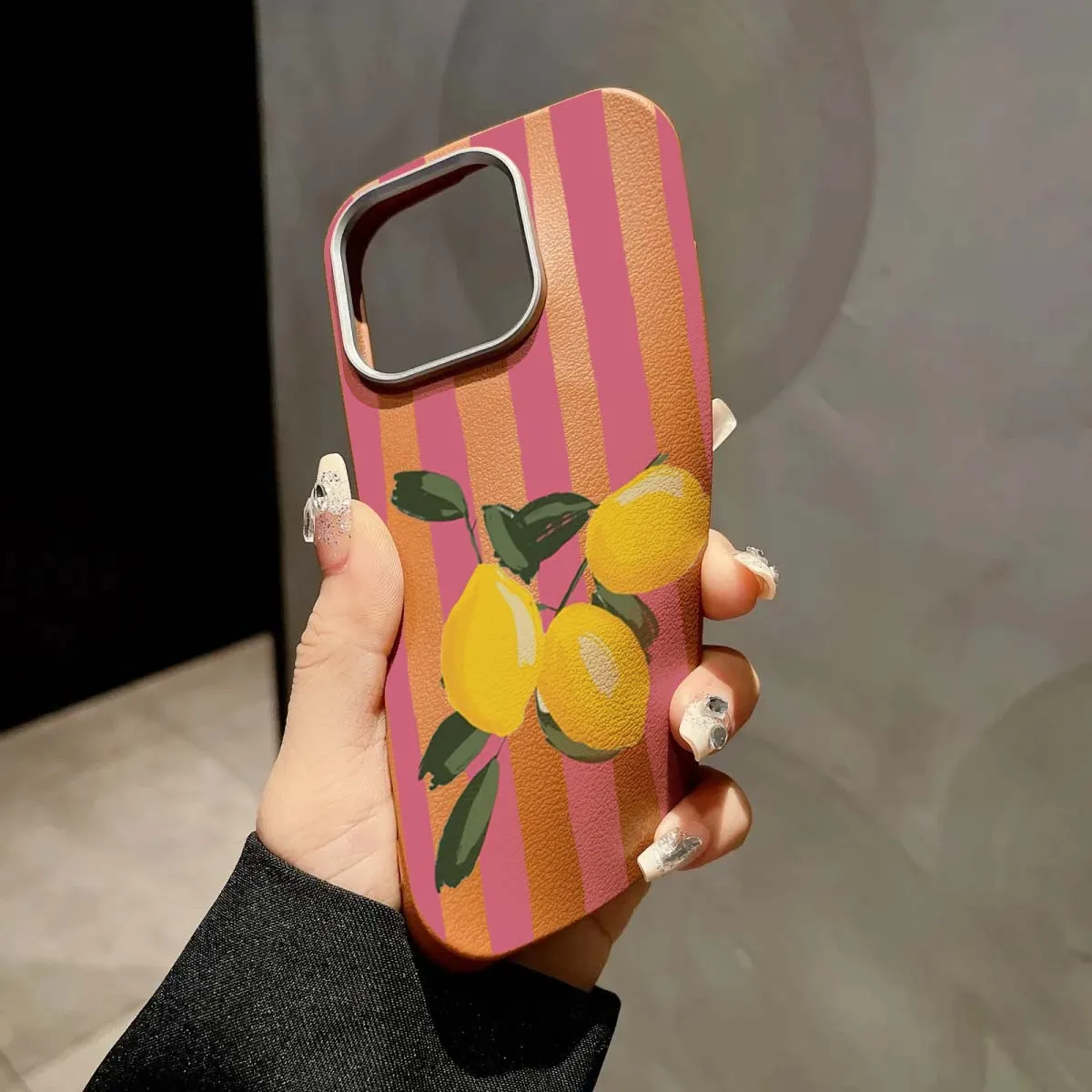 For Xiaomi Poco X7 Pro Phone Case Lemon Striped Retro Lichee Pattern Cases for POCO F6 F5 Pro 5G X6 X5 X3 M6 Pro 4G Soft Cover view 6