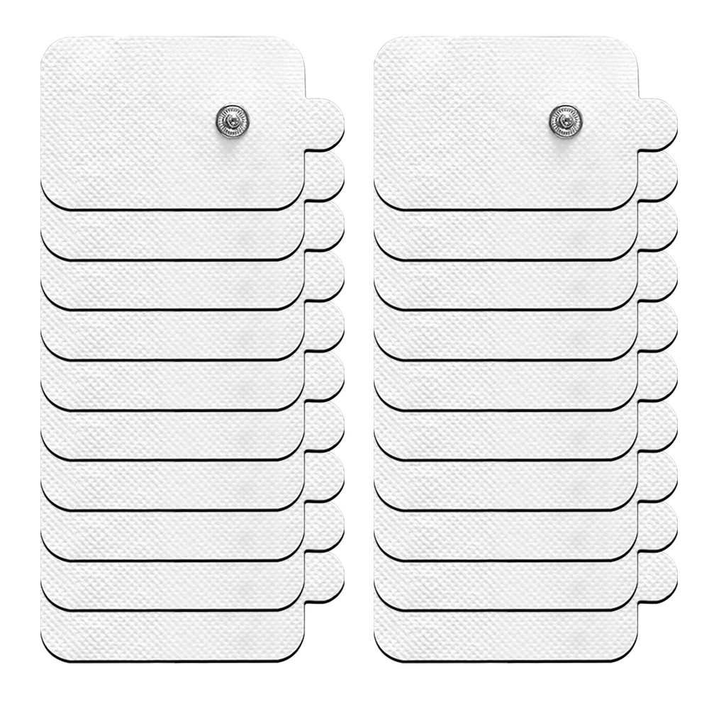 10/20Pcs Reusable Electrode Pads Nerve Massage Pads Gel TENS Massager Parch Replacement for Body EMS Muscle Stimulator Stickers