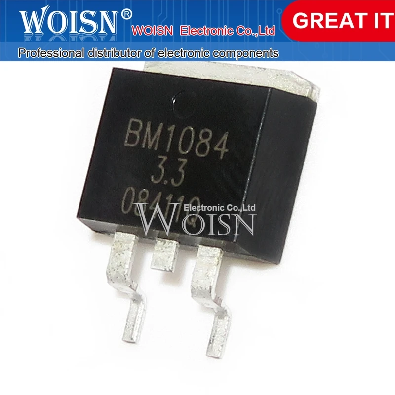 BM1084-3.3 Em estoque, BM1084 TO-263, 10pcs por lote