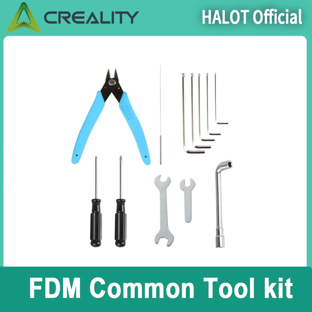 CREALITY FDM Common Tool kit 3D Printer Maintenance Toolkit Shear Pliers Allen Wrench Needle Cleaner Wrench Screwdriver