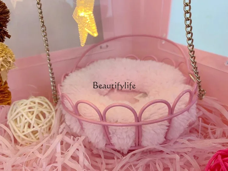 

Y Winter Soft Cushion Flower Basket Hammock Hamster Caveolae House Warm