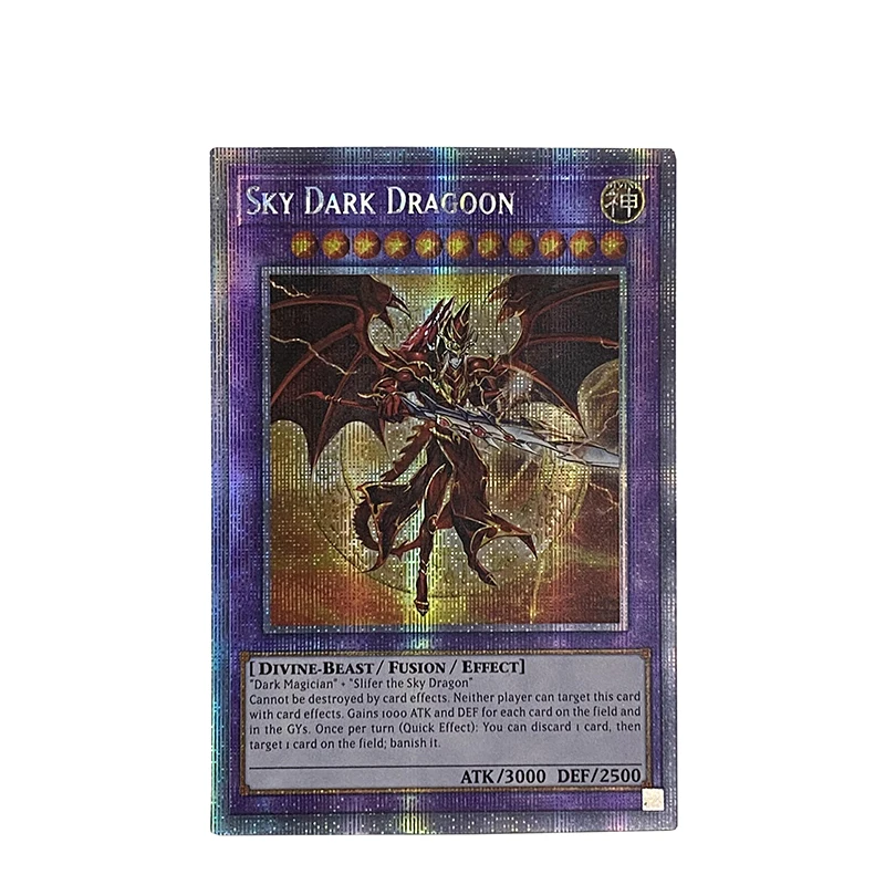 Yu-Gi-Oh! Collection DIY Proxy CardsCards Egyptian God Sky Dark Dragoon Slifer Blue Eyes The Tormentor Obelisk English Gifts