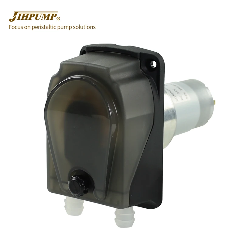 

JIHPUMP 304KB Large Flow High Viscosity 24v Stepper Motor Milk Beverage Machine Industrial Liquid Filling Peristaltic Pump