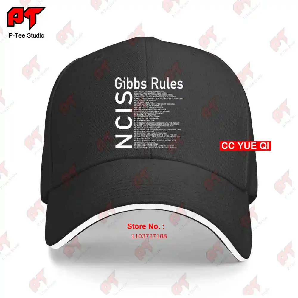 Ncis Gibbs Rules Black Men Baseball Caps Truck Cap 56WX