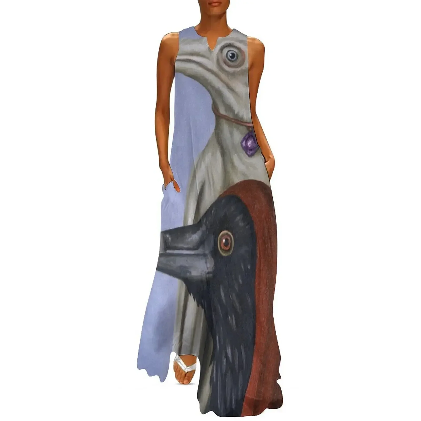 

Amethyst Long Dress long dresses for women Women's skirt luxury woman party dress Long veiled dresses Dress