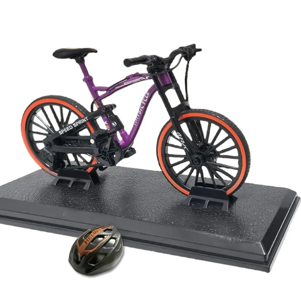 New Alloy Mini Bicycle Model Mini Collection Simulation Metal Bicycle Colorful Miniature Bike Gifts