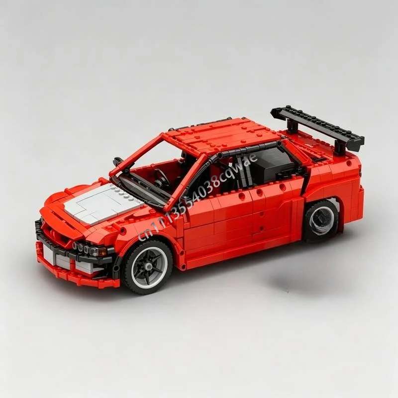 NEW 1558Parts Retro JDM Tuning Race Car Technical RC MOC Building Bricks Model DIY Assembly Performance Rally Collectible Gifts