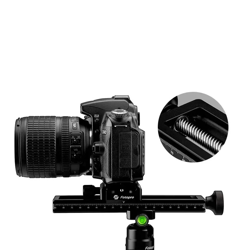 Fotopro-deslizador de riel de enfoque Macro con placa de liberación rápida más grande para fotografía Macro FT-100 Pro/HG-01/02/FT-100 VS SmallRig