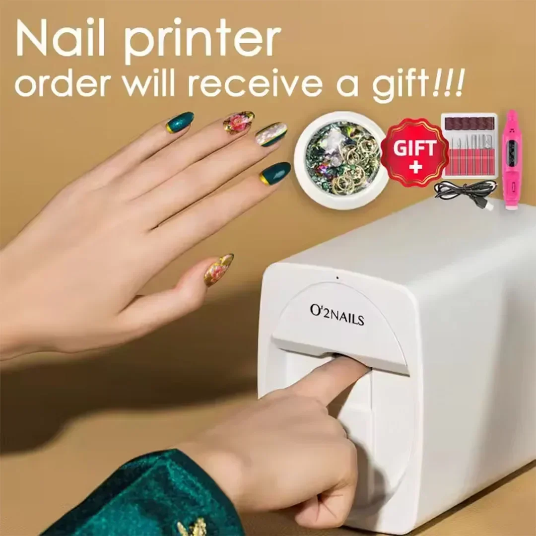 3D Mobile Nail Printer M1 Pattern Digital Nail Art Printer Machine O2nails Portable H1 Nail Art Equipment From Phone