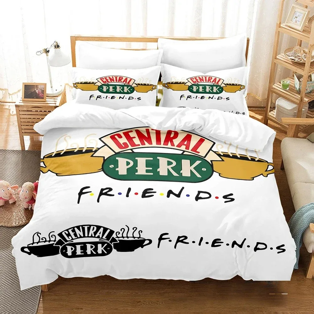 Friends Tv Show Comedy Style 3D NEW Duvet Cover Pillowcase Bedding Set Adult Boy Bedroom Decoration Children Single Double Large