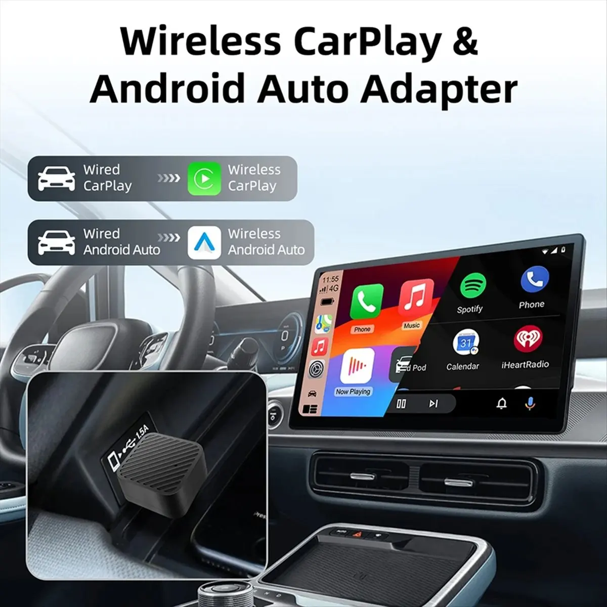 a85p-new-2-in-1-ワイヤレスcarplayボックス-android-auto-プラグアンドプレイ-純正車の有線carplayをワイヤレス化するためのアダプター